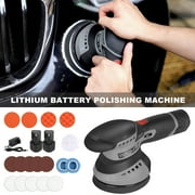 Balieda Cordless Car Buffer Polisher, 6 Variable Speed Car Buffers and Polishers Kit, 2.0ah Batteries Car Polishing Machine for Car Detailing/Polishing/Waxing/Scratch Removing